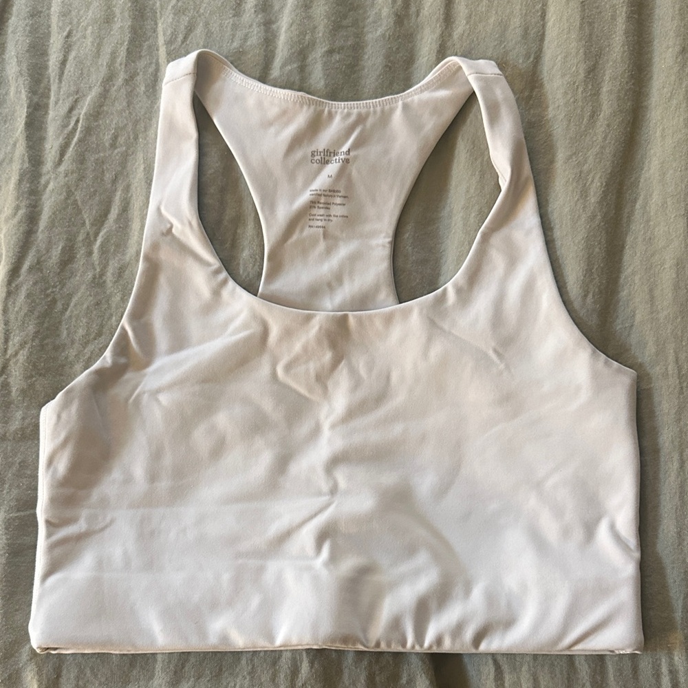 Girlfriend Collective Women's Cream Sports Bra